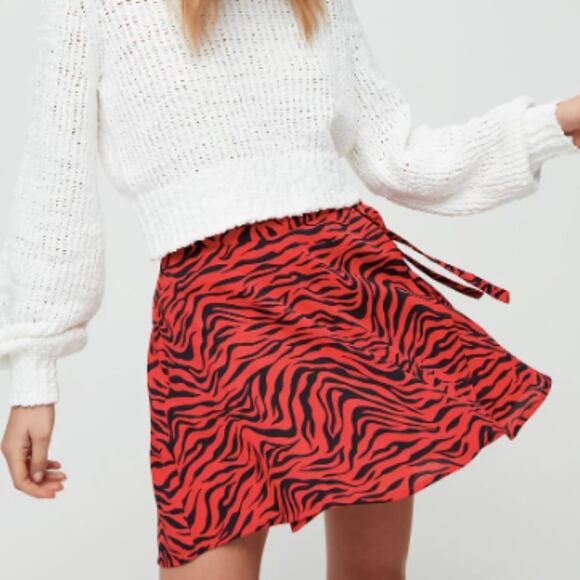 Artizia Sunday Best Ariel Zebra Print Wrap Skirt - Picture 4 of 5